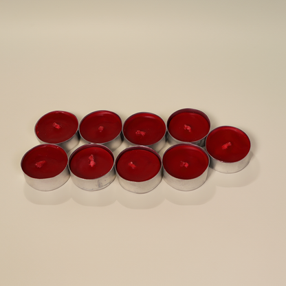 Red Tealight Candle - Set of 10